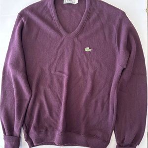 Vintage Izod Lacoste Sweater Purple XL